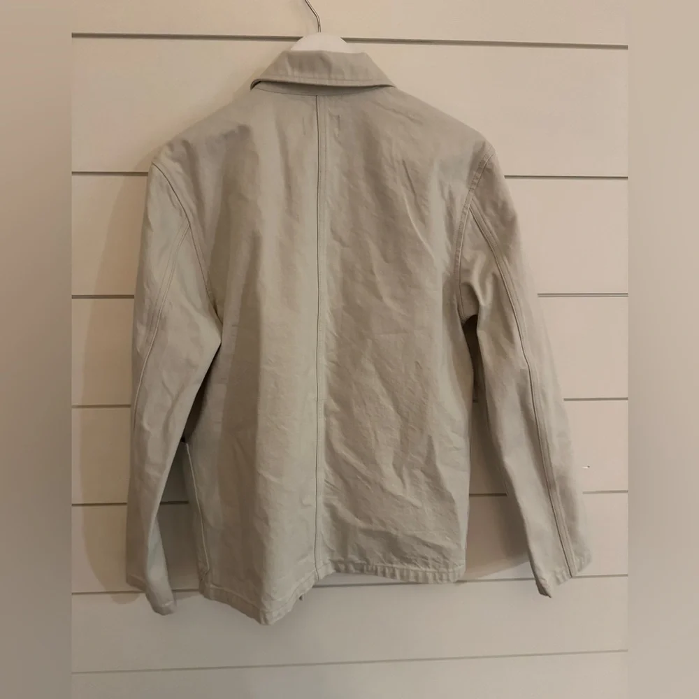 Todd Snyder LIGHTWEIGHT JAPANESE SELVEDGE CHORE COAT size M in canvas - Picture 5 of 7
